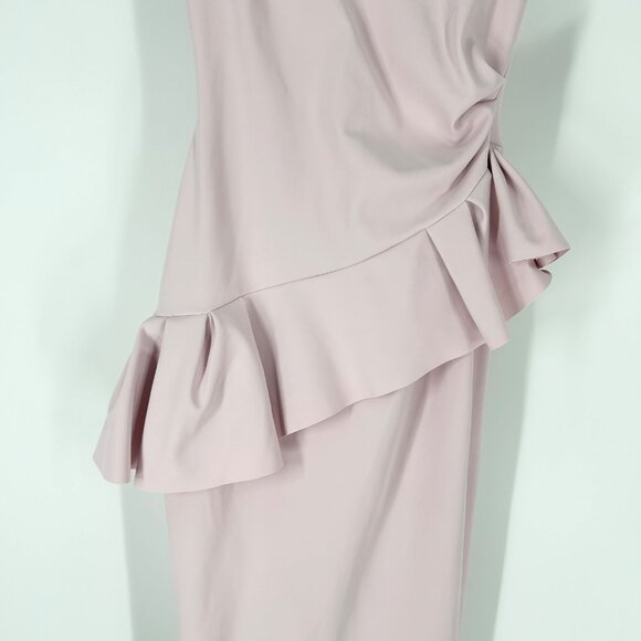 Chiara Bone La Petite Robe Light Pink Ruffle Maxi Dress - Picture 5 of 10